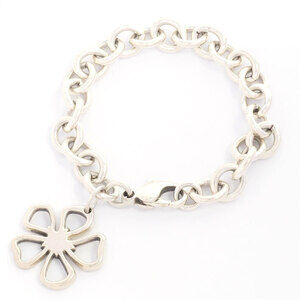 Tiffany Flower Motif Bracelet Silver